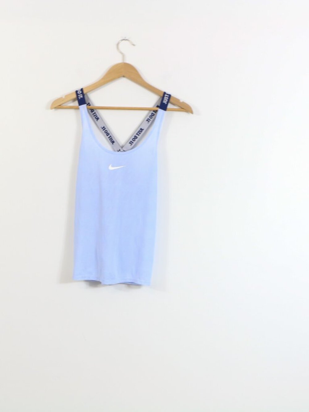 *Nike Blue Dri Fit Open Back Tank
